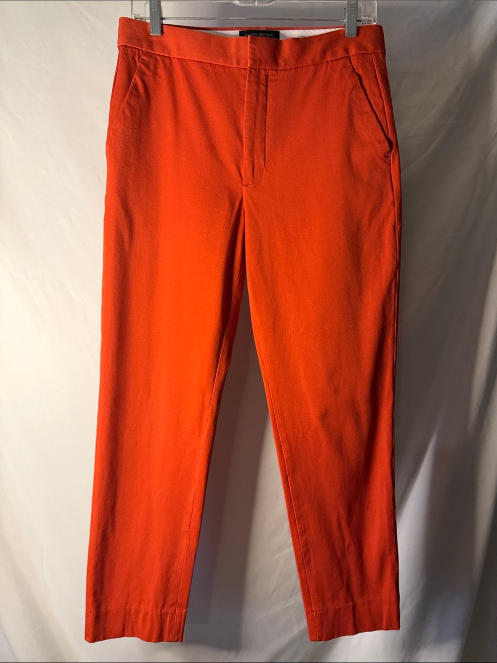 Banana Republic Bright Orange Slim Chinos